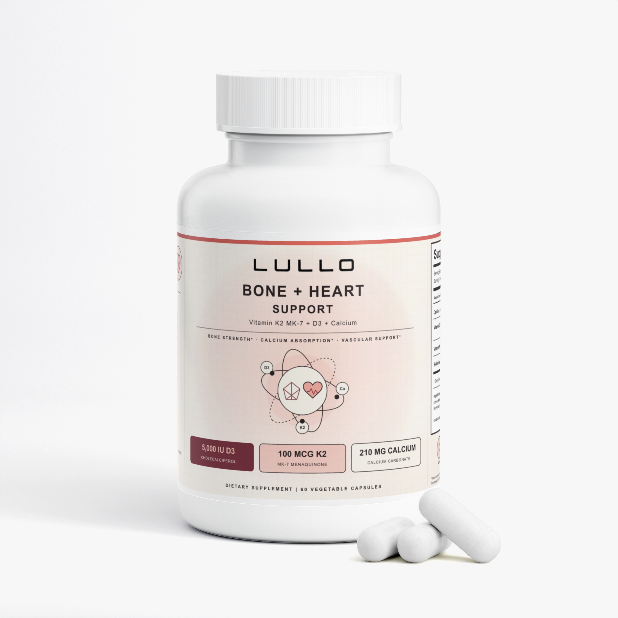 Vitamin D3 + K2 + Calcium