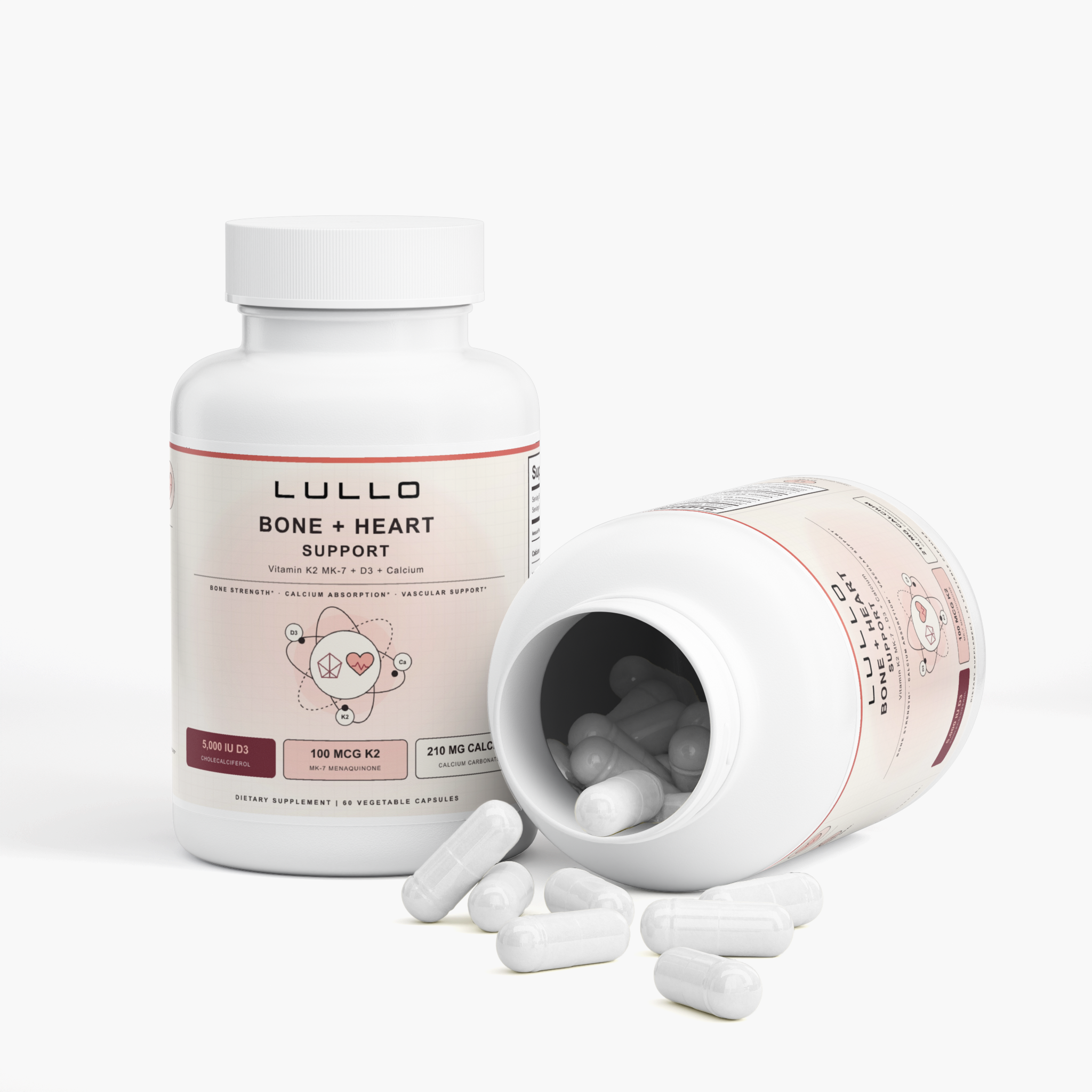 Vitamin D3 + K2 + Calcium