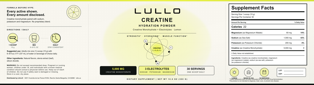 Creatine Hydration Fusion