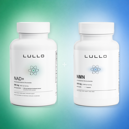 Lullo NAD+ morning and NMN night 30-day oral routine
